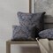 Blue Stain Resistant Performance Pet Friendly Damask Woven Pattern Upholstery Fabric by The Yard - SKU: Hugo Horizon